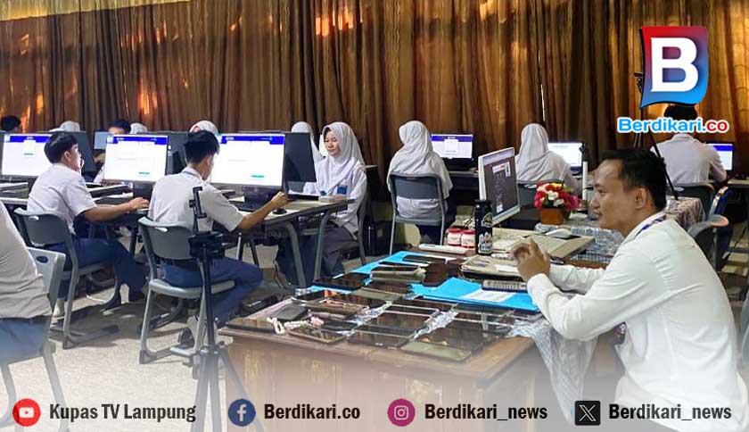 480 Siswa MAN 1 Bandar Lampung Ikuti Tes Kompetensi Akademik