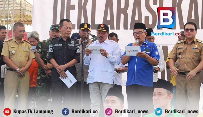 Bawaslu Kota Metro Minta Parpol Jaga Komitmen Kampanye Damai