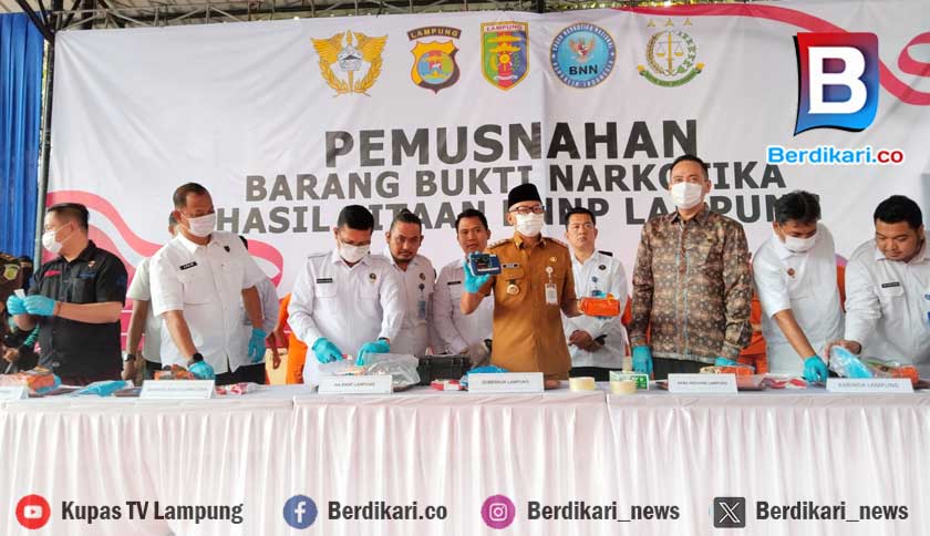 BNN Ungkap Lampung sebagai Jalur Strategis Peredaran Gelap Narkoba