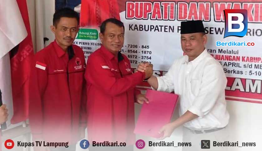 Budiman P Mega Daftar Penjaringan Bupati Pringsewu dari PDI-P