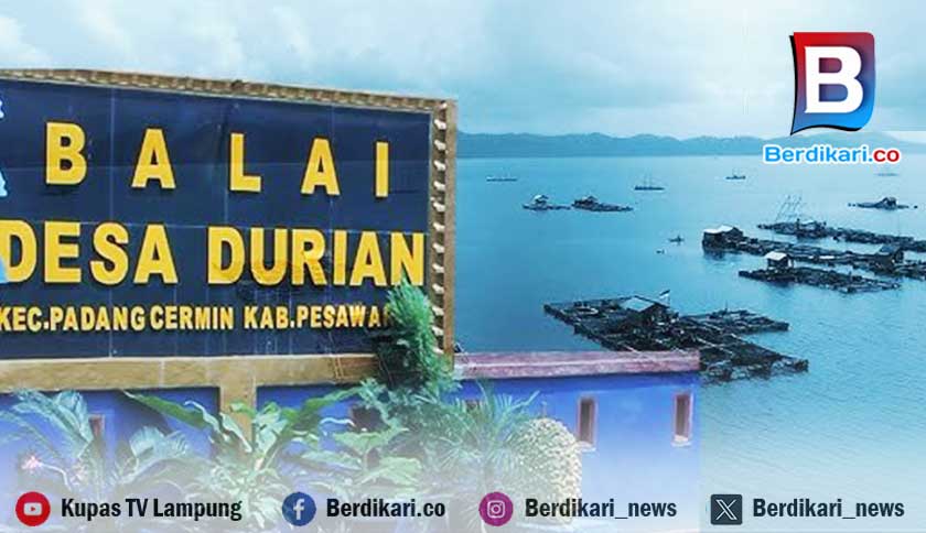 Desa Durian Pesawaran Dipastikan Jadi Kampung Nelayan Merah Putih