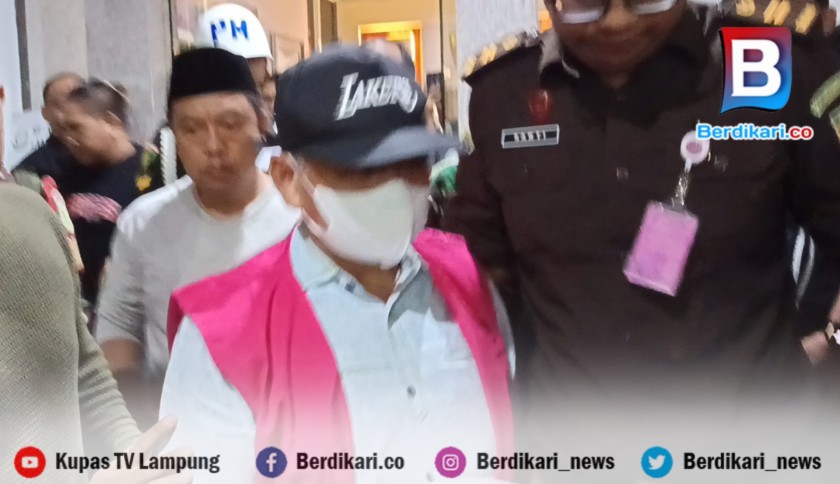 Eks Bupati Lamtim Dawam Rahardjo Tersangka Kasus Dugaan Korupsi Gerbang Rumah Dinas