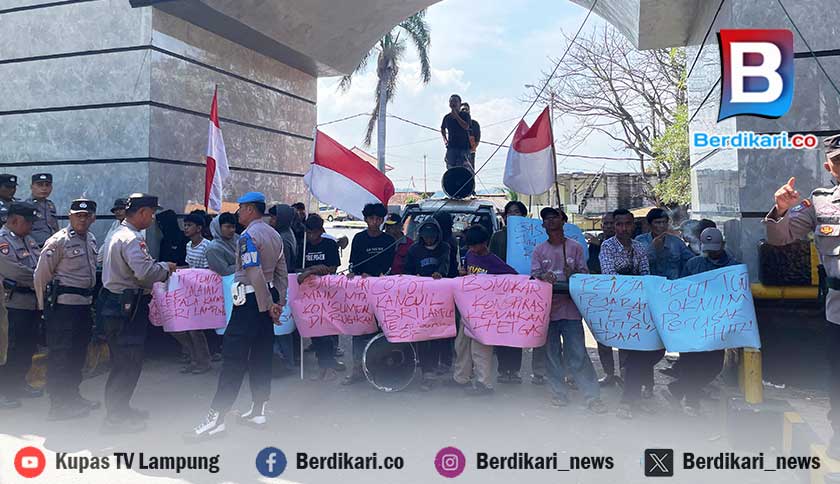 Gelar Demo, Alak Minta Gubernur Lampung Awasi Kinerja BPJN dan BPPW