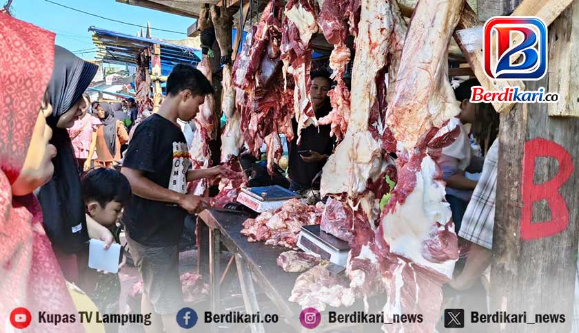 Harga Daging di Kotaagung Tanggamus Tembus Rp 180 Ribu per Kg