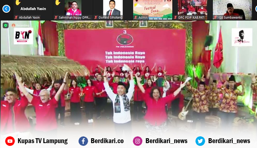 Haul Bung Karno, PDI Perjuangan Kawal Pancasila dari Desa