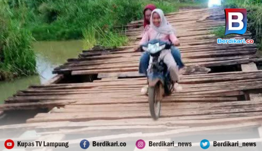 Impian Warga Terjawab, Jembatan Lawang Agung Tanggamus Mulai Dibangun