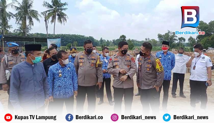 Kapolda Lampung Tinjau Lokasi Muktamar ke-34 NU