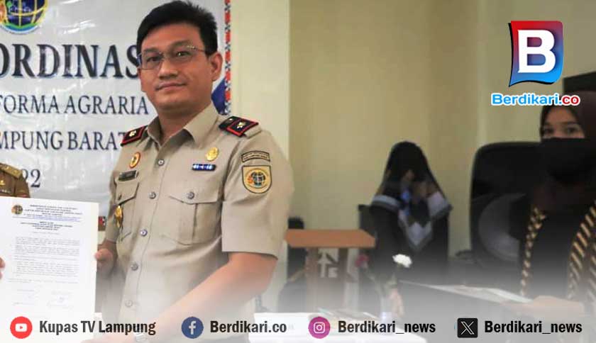 Kejari Telusuri 121 SHM di TNBBS, BPN Lampung Barat Janji Kooperatif