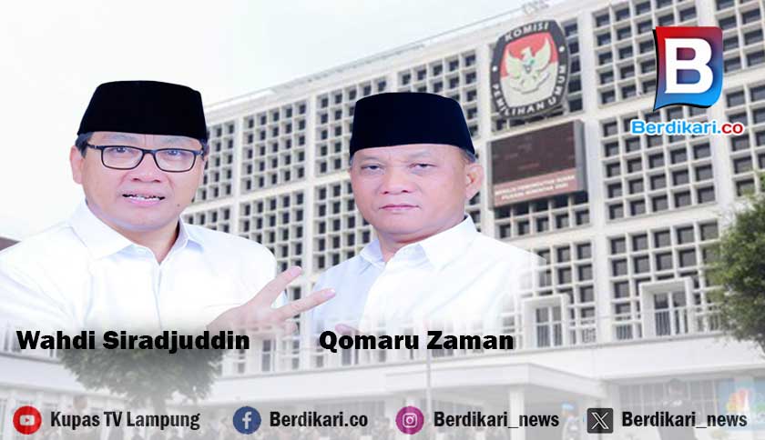 KPU RI Batalkan Putusan KPU Metro yang Mendiskualifikasi Wahdi dan Qomaru