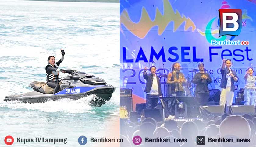 Lamsel Fest 2025 Dibuka Aksi Jetski Utusan Khusus Presiden