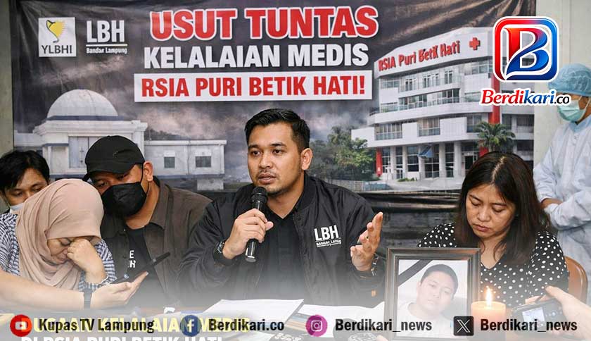 LBH Bandar Lampung Somasi RSIA Puri Betik Hati