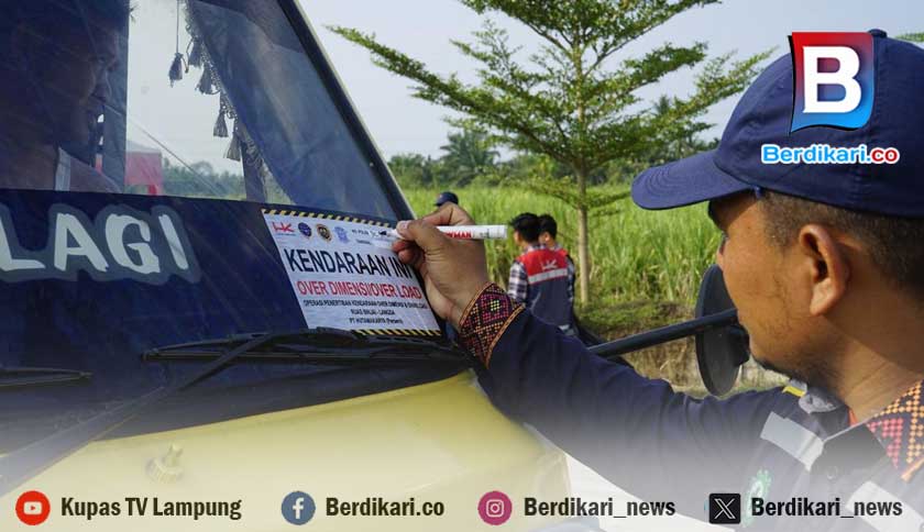 Operasi Gabungan di Tol Terpeka, 11 Truk ODOL Kena Sanksi Putar Balik