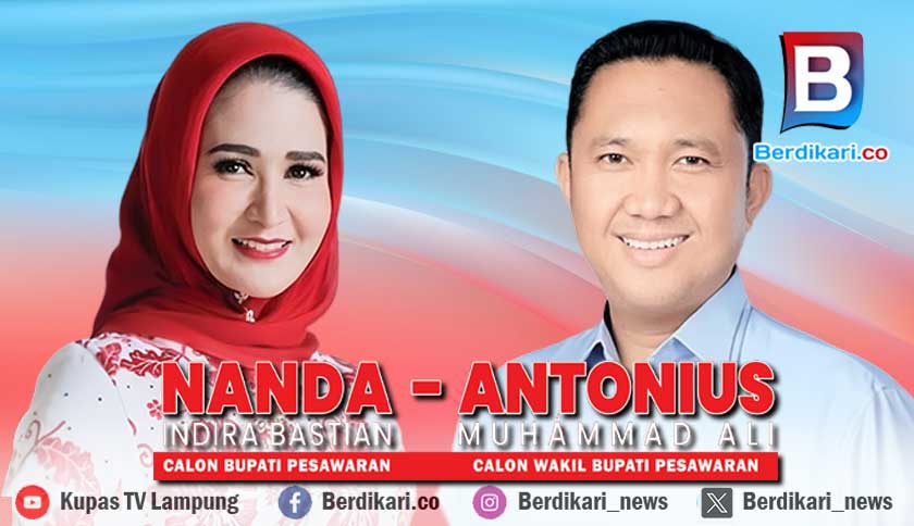 Paslon Nanda-Anton Siap Debat Publik PSU Pilkada Pesawaran 2025