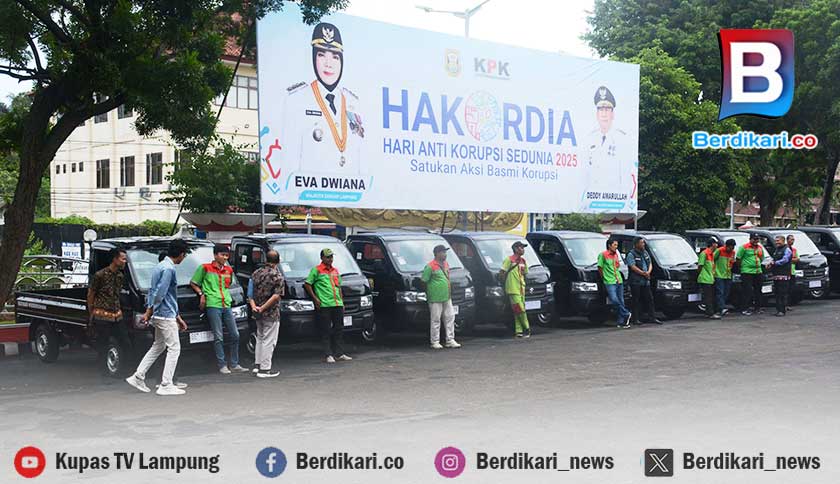 Pemkot Bandar Lampung Tambah 10 Mobil Pickup Kebersihan