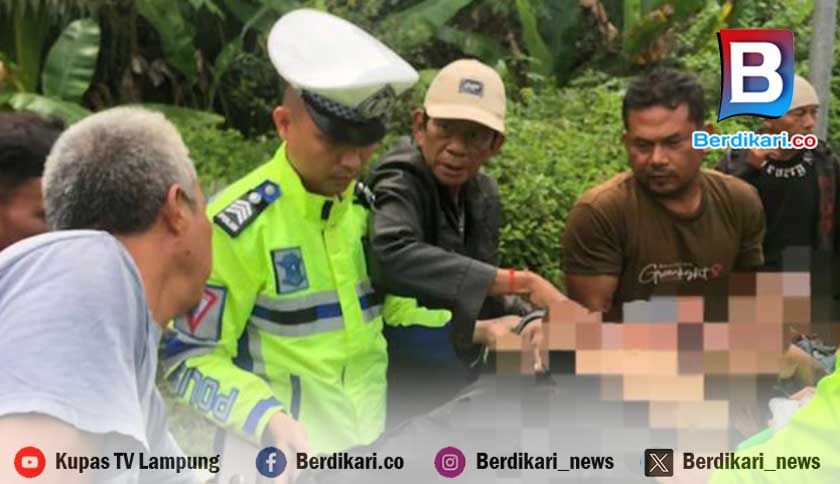 Pemotor Tewas Ditabrak Minibus di Mesuji, Pelaku Kabur