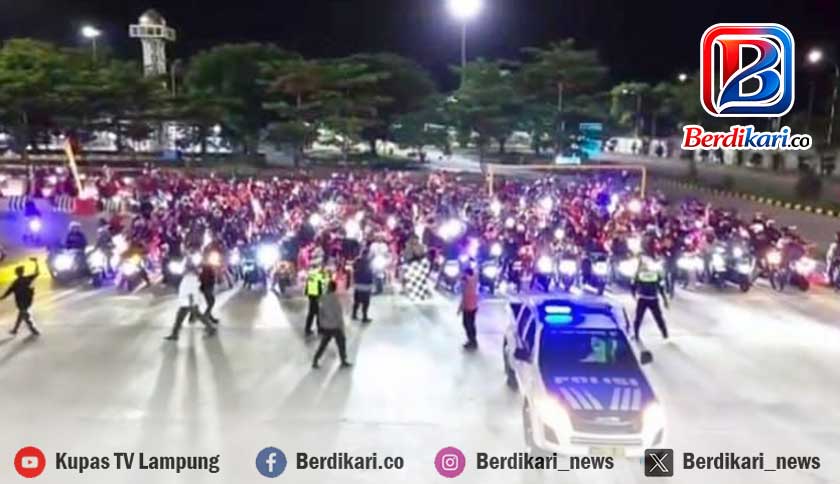 Polda Lampung Kawal Ketat Pemudik Roda Dua