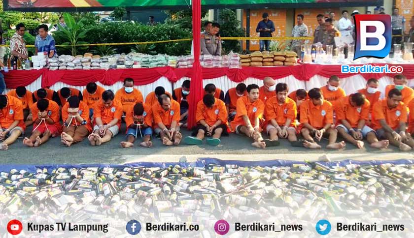 Polda Lampung Selamatkan Kerugian Negara Rp 642 Miliar Sepanjang 2023