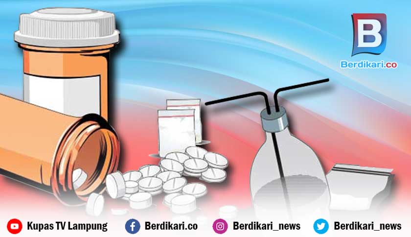 Polda Lampung Sita Sabu-Pil Ekstasi Senilai Rp37 Miliar, Diselundupkan Dalam Kotak Kue