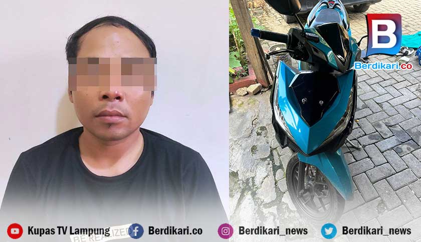 Polisi Tembak Residivis Pecah Kaca di Bandar Lampung