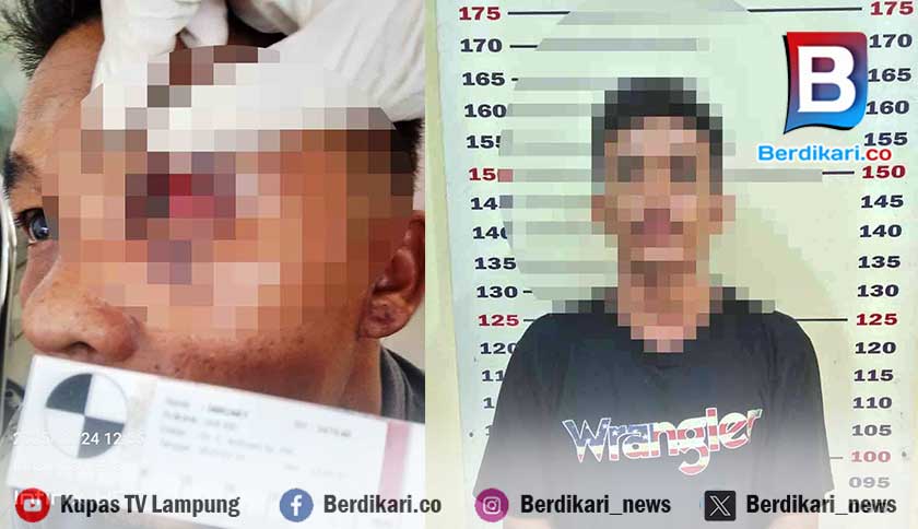 Pria Asal Bandung Ditangkap Usai Aniaya Warga Lamsel