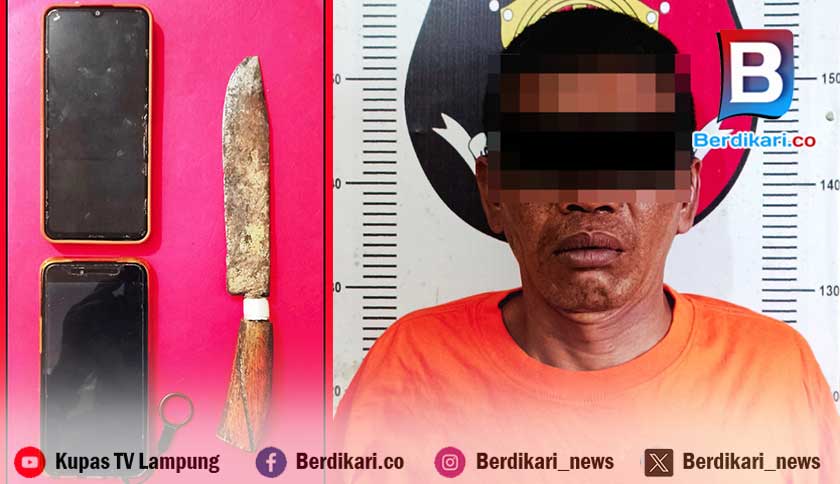 Pria Asal OKU Selatan Ditangkap di Way Kanan Kasus Curat