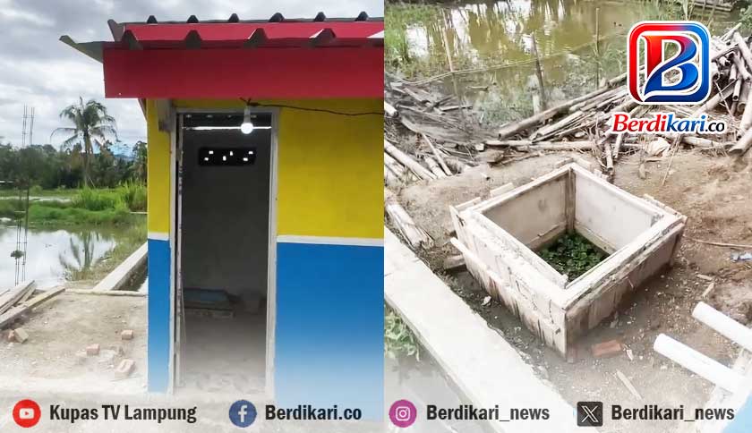 Proyek Sanitasi di BNS Lampung Barat Diduga Asal Jadi
