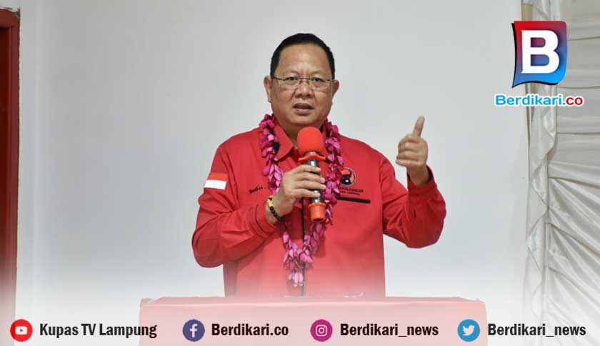 Rakercab IV DPC PDI Perjuangan Pesibar, Sudin: Jangan Takut Kritik Kinerja Pemerintah Daerah
