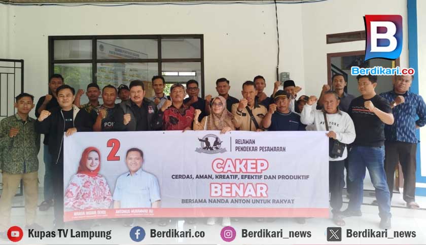 Relawan Pendekar Pesawaran Bersatu Dukung Nanda Indira-Antonius di Pilkada 2024