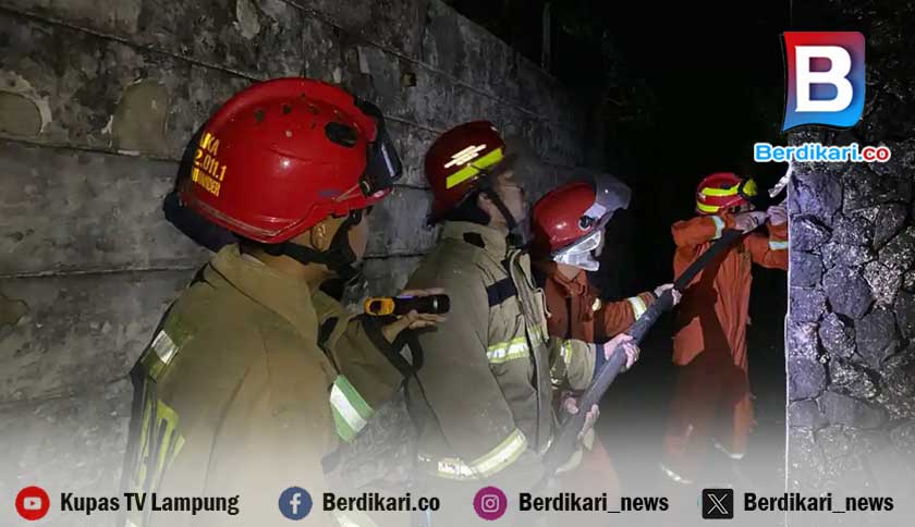 Rumah Tak Berpenghuni di Kupang Teba Hangus Terbakar, Diduga Akibat Puntung Rokok