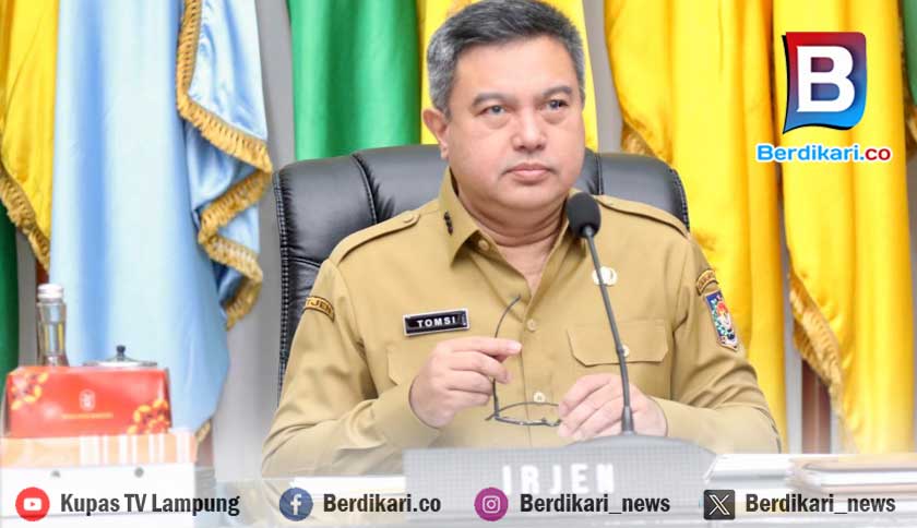 Sekjen Kemendagri Sebut 13 Pemda di Lampung Masih Pasif Tekan Inflasi Daerah
