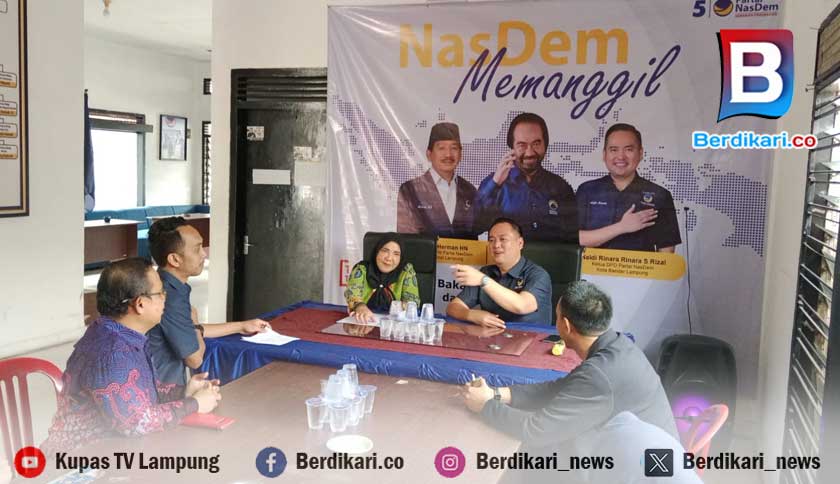 Setelah PDI Perjuangan dan PAN, Eva Dwiana Ambil Formulir Cawalkot Bandar Lampung Dari Nasdem dan Demokrat