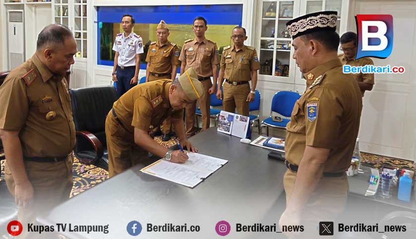 Supriyadi Resmi Jabat Plh Sekda Kota Metro