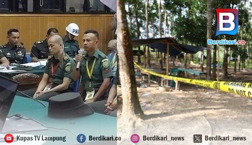 Terdakwa Peltu Lubis Akui Setor Uang ke Kapolsek Negara Batin untuk Buka Judi Sabung Ayam