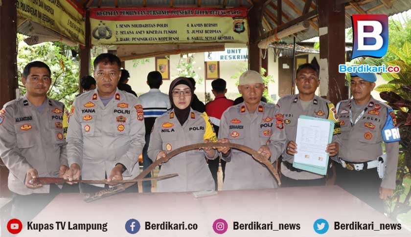 Terlibat Tawuran, 6 Remaja Diamankan Polsek Teluk Betung Timur Bandar Lampung