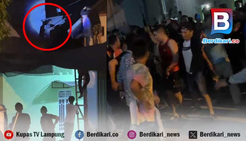 Viral Penangkapan dua Pelaku Curanmor 30 TKP di Pringsewu