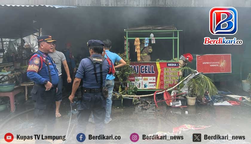 Warung Pindang Pegagan Nai Ludes Terbakar, Dugaan Kebocoran Gas Jadi Pemicu
