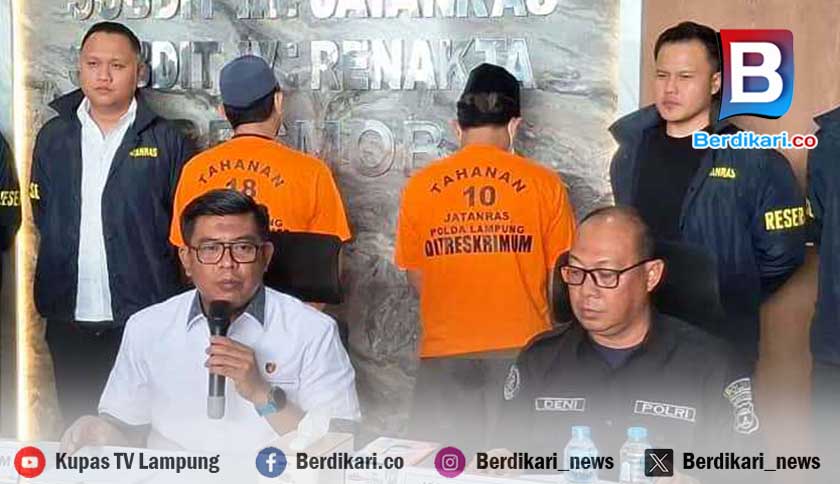 2 Pimpinan LSM di Lampung Jadi Tersangka Kasus Pemerasan