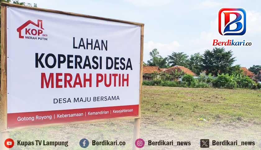 2.033 Koperasi Merah Putih di Lampung Belum Punya Gerai