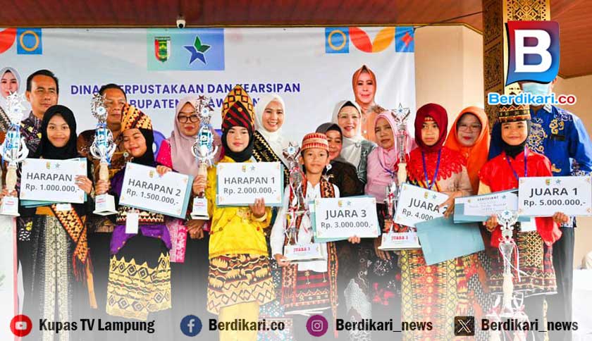50 Siswa SD/MI Ikuti Lomba Bertutur di Pesawaran