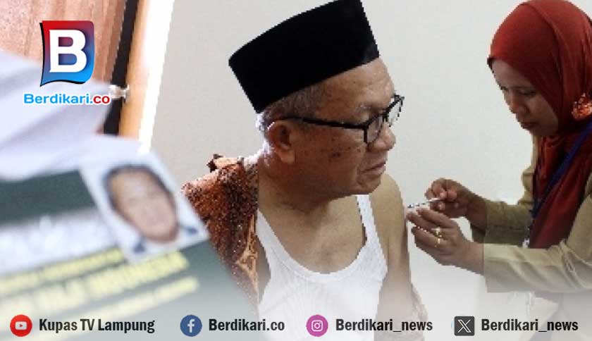 67 Calon Haji Mesuji Disuntik Vaksin Meningitis dan Polio