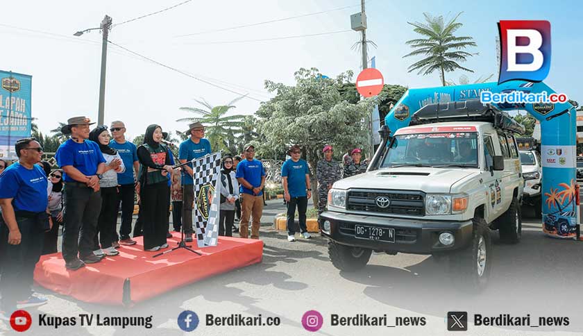 70 Peserta Ramaikan Touring Nomadic Lampung 2025