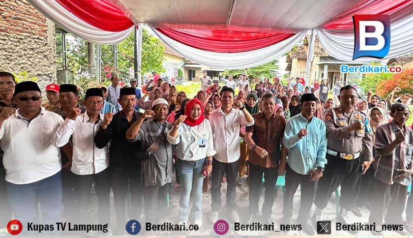 Anggota Komisi III DPR RI Sudin Serukan Gotong Royong dan Siskamling di Jati Agung Lamsel