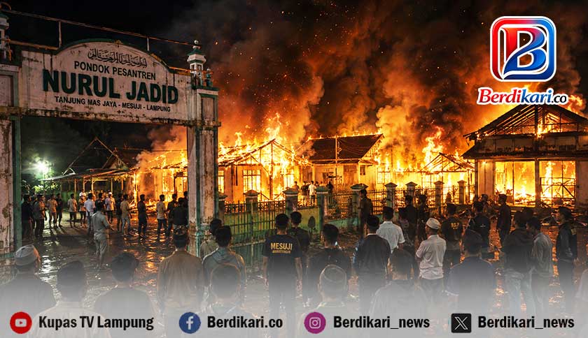 Api di Ponpes Mesuji: Amarah Warga atas Dugaan Pencabulan