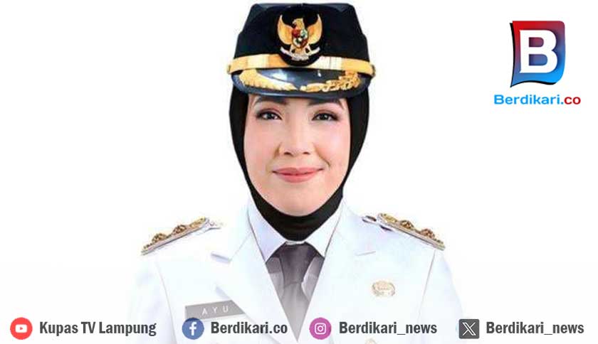 Ayu Asalasiyah Dilantik Jadi Bupati Way Kanan Definitif Besok