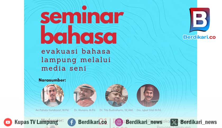 Bahasa Lampung Dihidupkan Lewat Puisi, Kementerian Kebudayaan dan Komunitas Sastra Gelar Seminar di Bandar Lampung