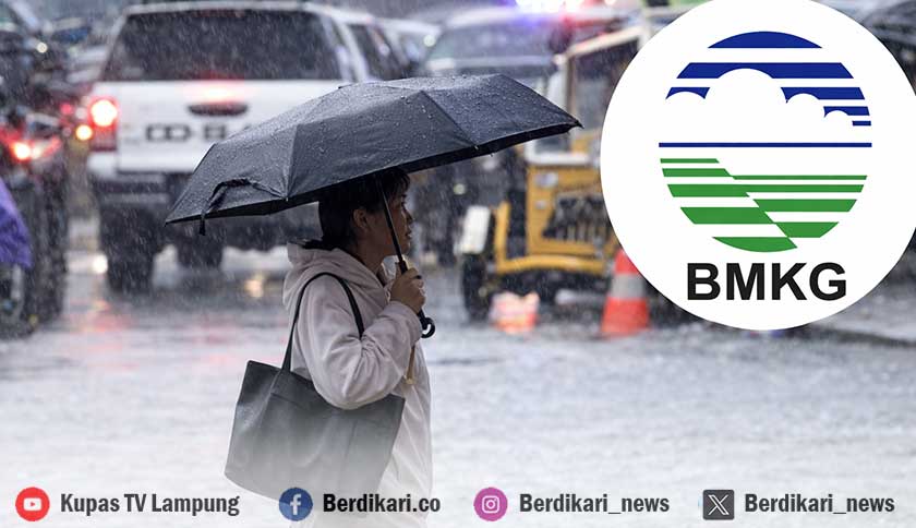 BMKG Prakirakan Hujan Lebat-Angin Kencang Masih Berpotensi Terjadi di Lampung Hingga 13 Maret