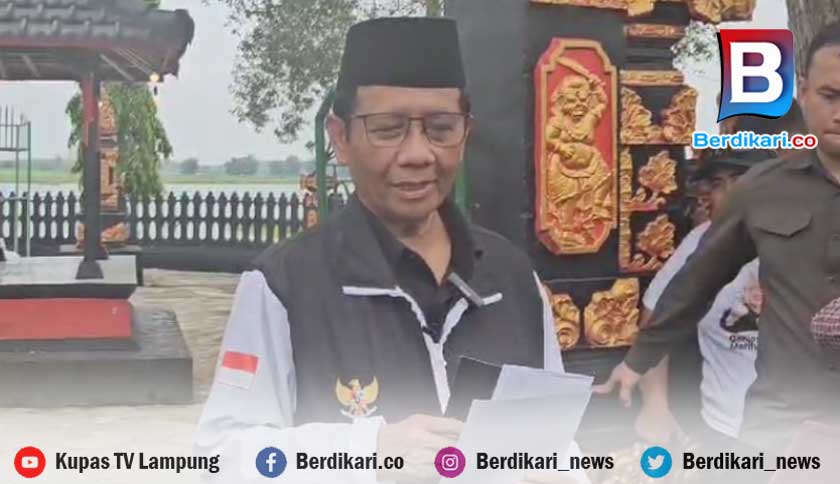 Cawapres Mahfud MD Segera Sampaikan Surat Pengunduran Diri ke Presiden