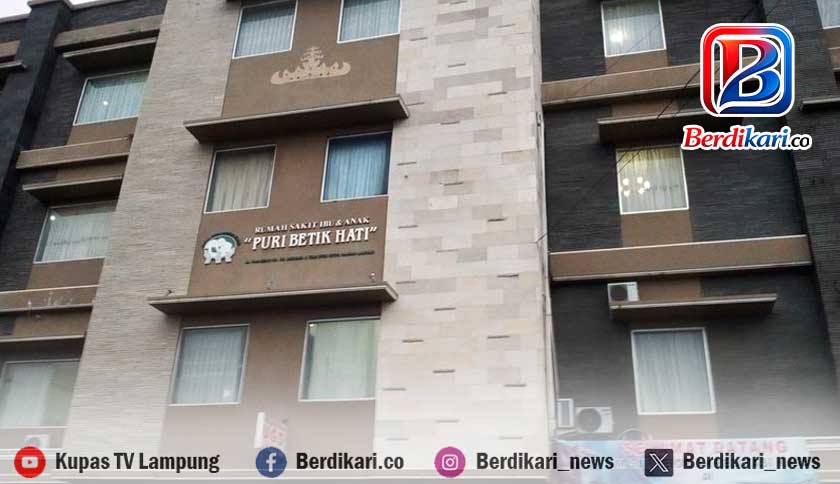 Diduga Lalai Tangani Pasien, RSIA Puri Betik Hati Dilaporkan ke Dinkes Lampung