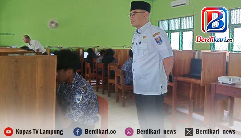 Disdikbud Monitoring TKA SMP 2026 di Kota Metro