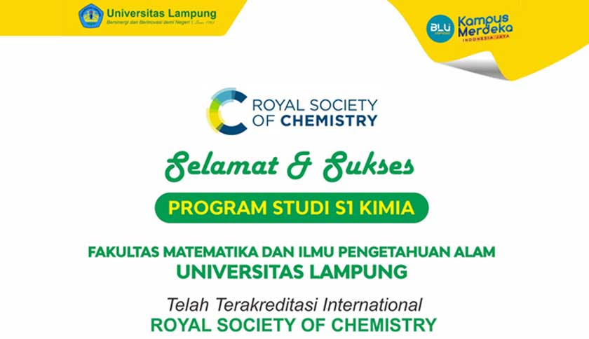 FMIPA Unila Raih Akreditasi Internasional RSC